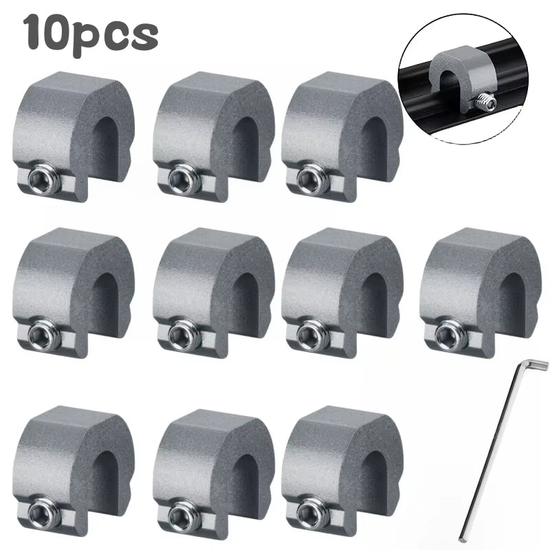 New 3/5/10Pcs Aluminum Alloy Window Lock Stopper Sliding Door Window Limiter Sliding Sash Stopper Anti-Theft Child Safety Locks