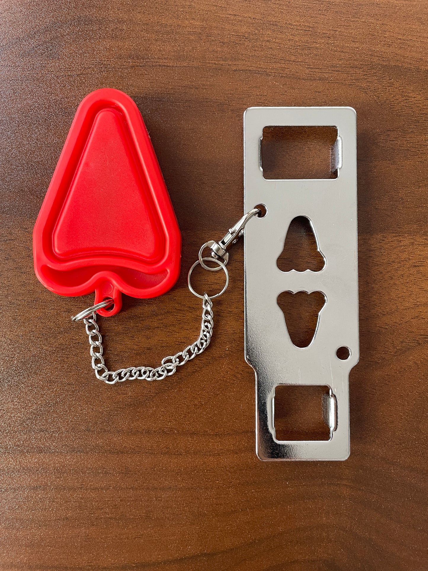 Upgraded Portable Door Lock [Universal Fit] - Heavy Duty Travel Safety Device for Hotels, Airbnbs & Apartments (Gen-3 Dual Holes)