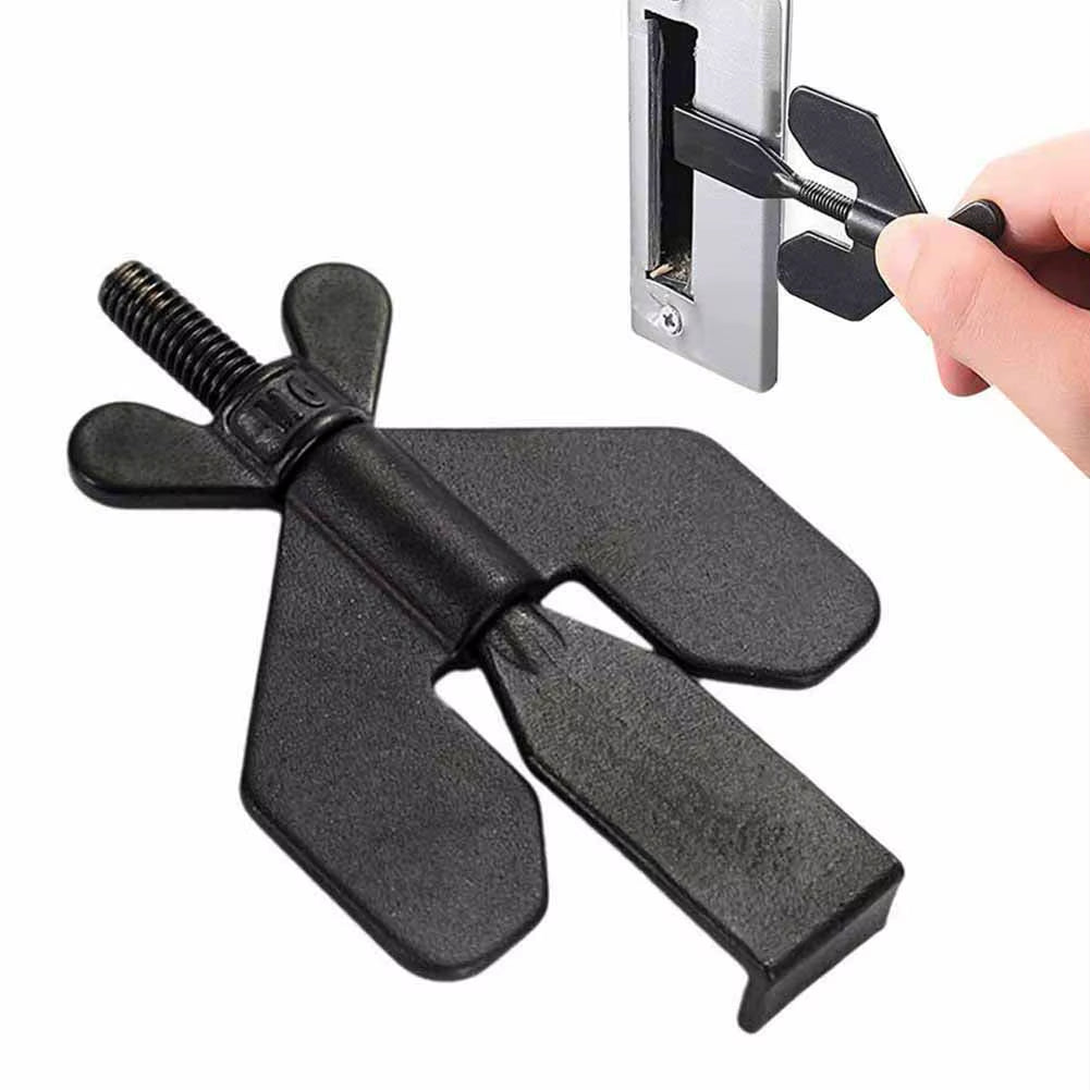 Portable Door Stop Stainless Steel Childproof Gates Lock Safety Home Latches Durable Easy to Install for Hotel School