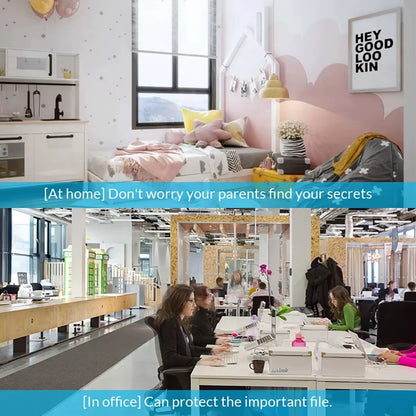 Keyless USB Rechargeable Fingerprint Lock Smart Home Padlock Waterproof Door Lock Quick Unlock Portable Anti-Theft Padlock