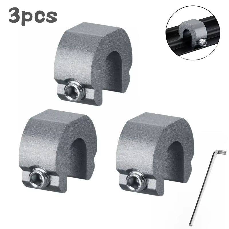 New 3/5/10Pcs Aluminum Alloy Window Lock Stopper Sliding Door Window Limiter Sliding Sash Stopper Anti-Theft Child Safety Locks