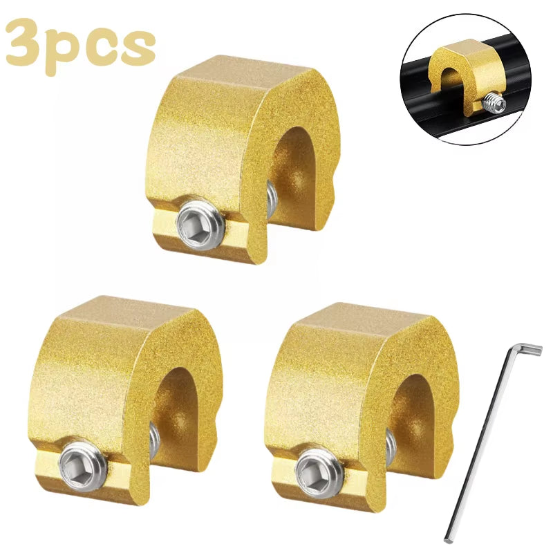 New 3/5/10Pcs Aluminum Alloy Window Lock Stopper Sliding Door Window Limiter Sliding Sash Stopper Anti-Theft Child Safety Locks