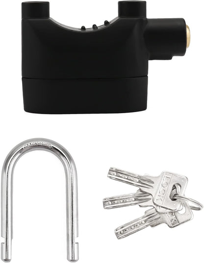 2 Pack Universal Security Siren Alarm Lock with 3 Keys, 110 Db Anti-Theft Securi