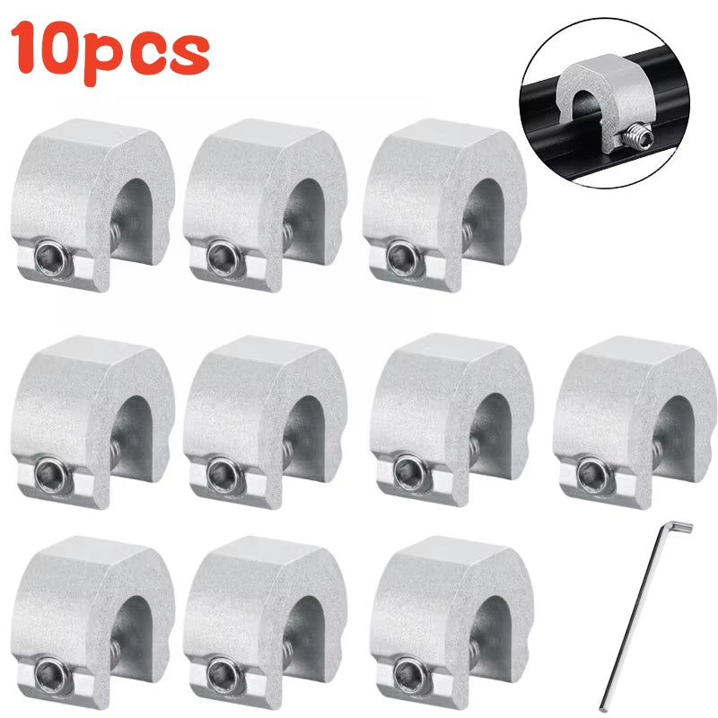 New 3/5/10Pcs Aluminum Alloy Window Lock Stopper Sliding Door Window Limiter Sliding Sash Stopper Anti-Theft Child Safety Locks