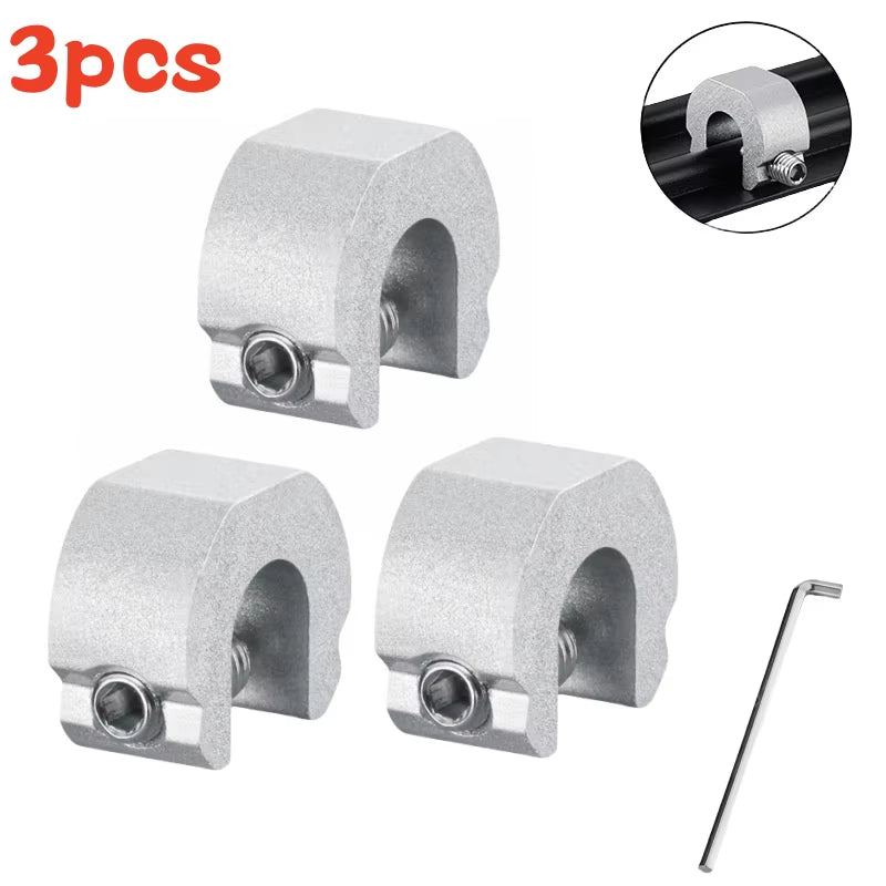 New 3/5/10Pcs Aluminum Alloy Window Lock Stopper Sliding Door Window Limiter Sliding Sash Stopper Anti-Theft Child Safety Locks