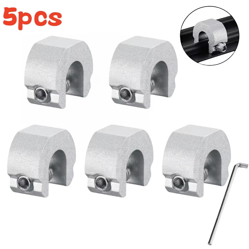 New 3/5/10Pcs Aluminum Alloy Window Lock Stopper Sliding Door Window Limiter Sliding Sash Stopper Anti-Theft Child Safety Locks