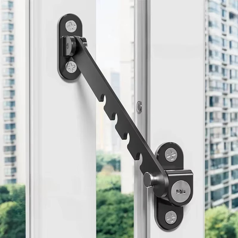 Children Window Lock Inner Window Limiter Latch Position Stopper Home Security Door Windows Sash Lock Baby Safety Protection